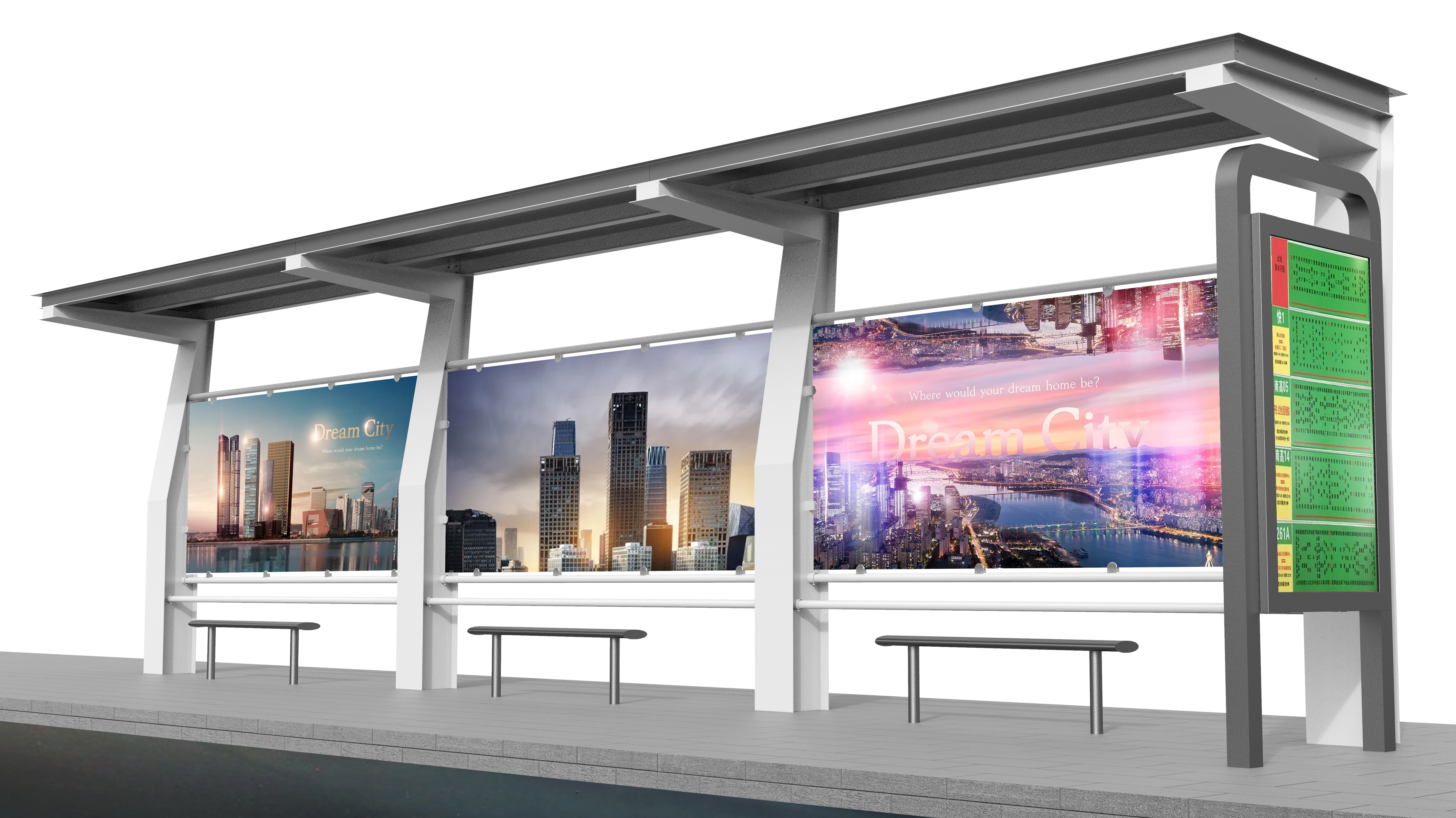 公交候车亭 公交候车亭